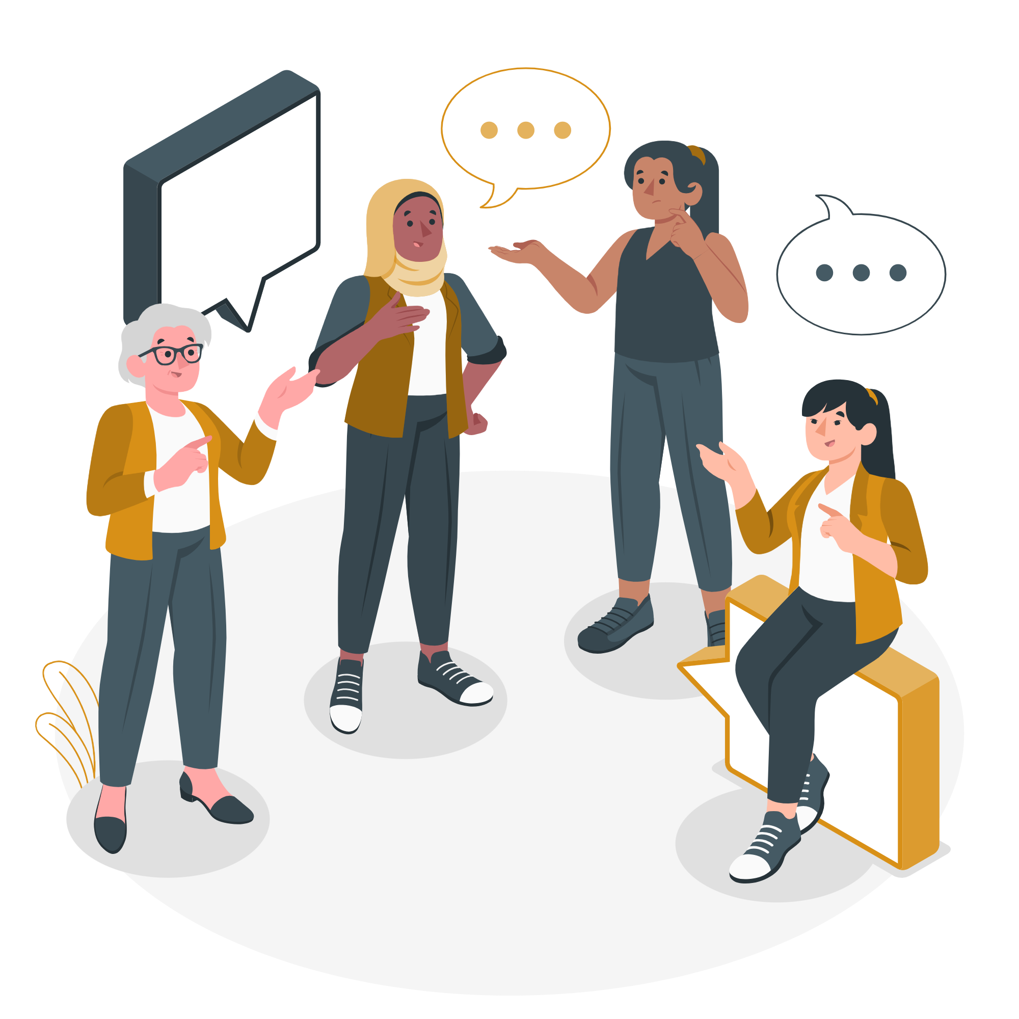 Women talking-amico